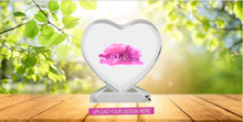 Load image into Gallery viewer, Crystal Heart with Stand