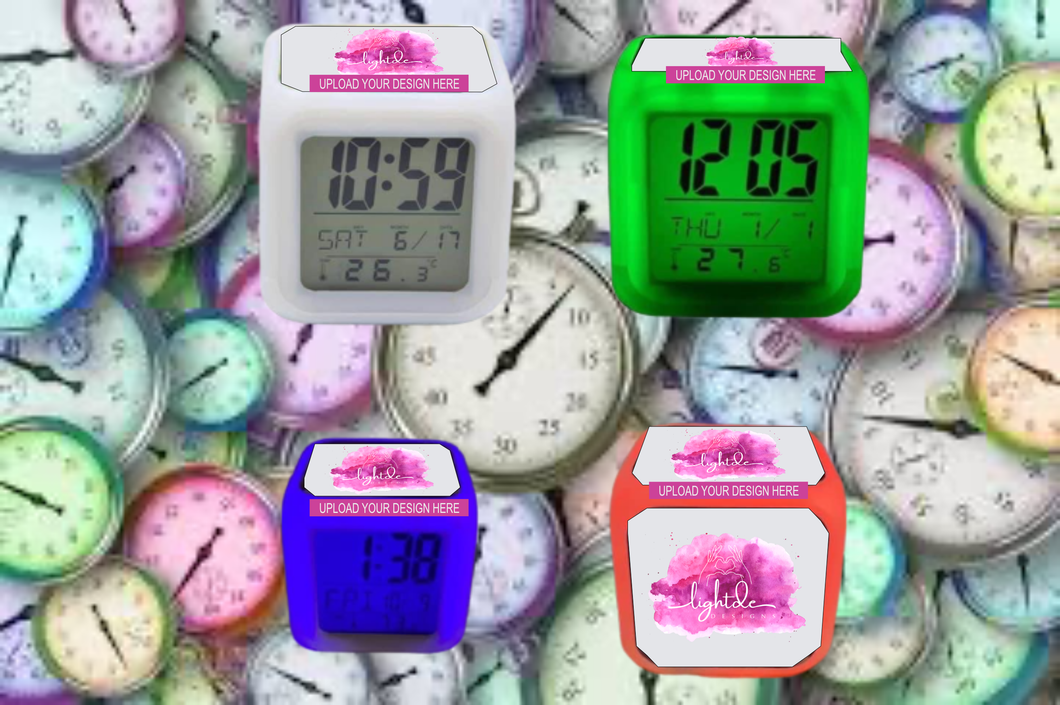 LED Color Changing Clock