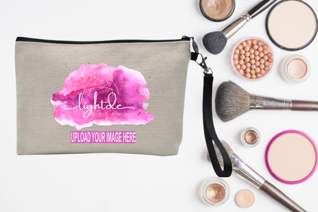 Linen Make-Up Bag